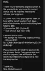 Shipglobalconnect payment for release